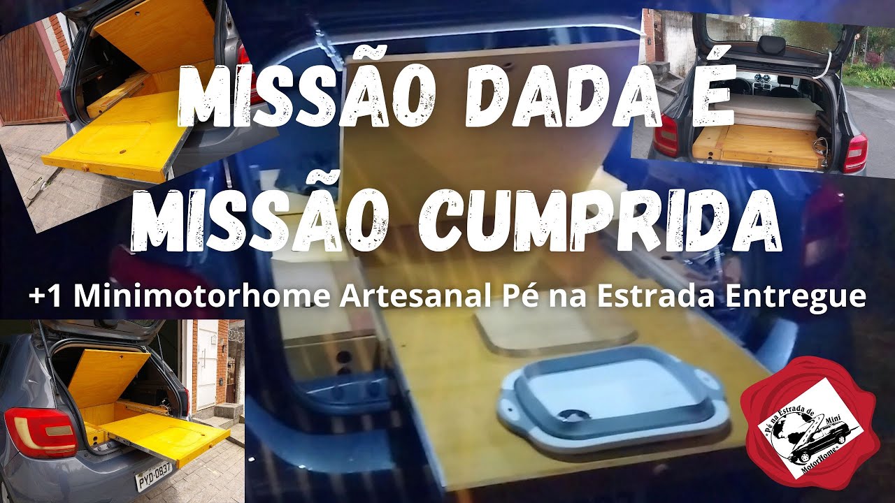 TOUR DE ENTREGA DE +1 MINIMOTORHOME ARTESANAL PÉ NA ESTRADA