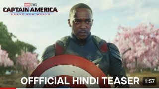 Captain America: Brave New World | Official Hindi Teaser | In Cinemas February 14, 2025