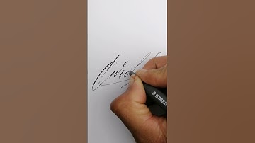 Cómo hacer Lettering, escribiendo CAROLINA, #shorts #calligraphy #caligrafia #lettering #calm