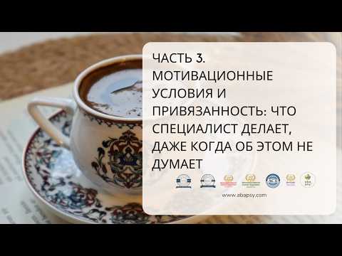 Часть 3. Мотивационные условия и привязанность: что специалист делает, даже когда об этом не думает