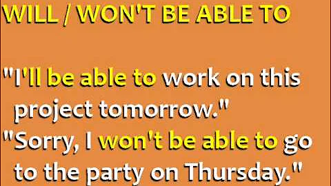 What's the difference between CAN, COULD, and ABLE TO?