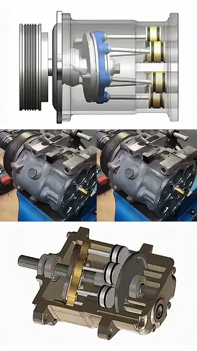 Working principle of inclined plate piston pump #hydraulic pump #piston pump #pump #water pump