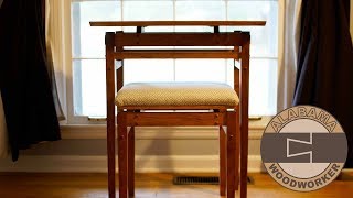 Sewing Table and Stool Part 3: Adding Shape to the Tenons, Legs, and Rails by AlabamaWoodworker 3,771 views 6 years ago 6 minutes, 25 seconds