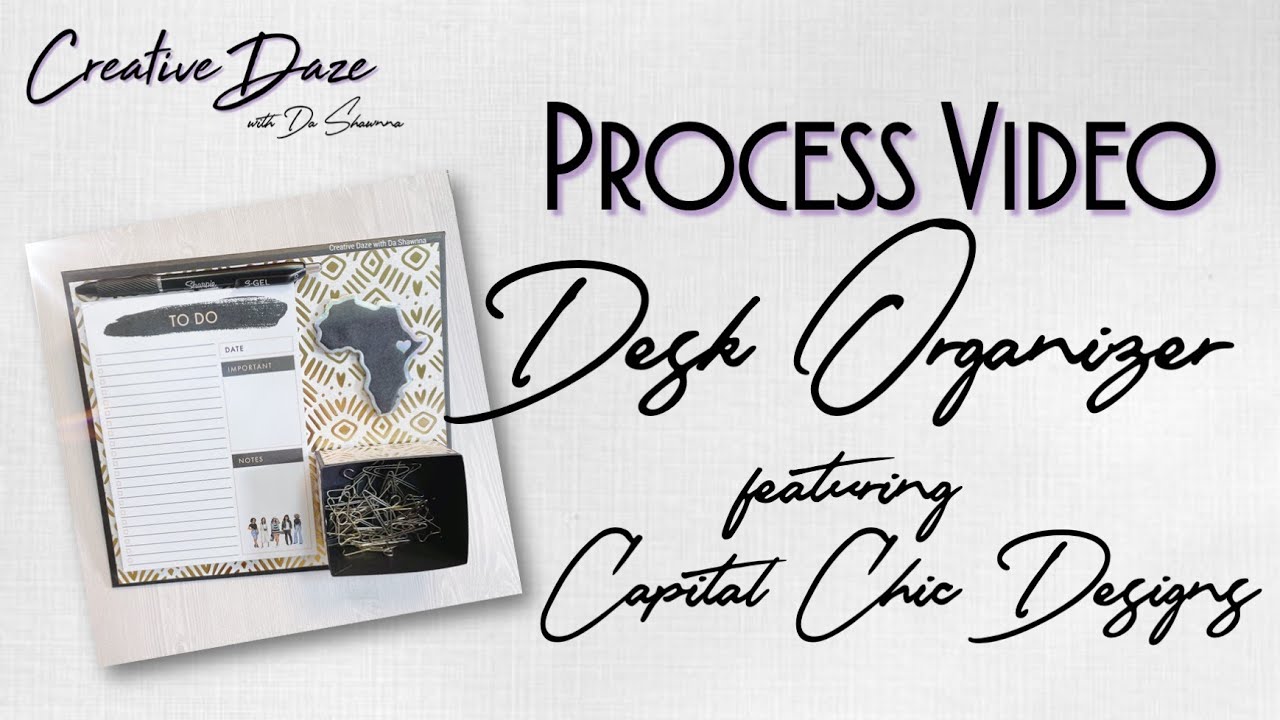 Desk Organizer featuring Capitol Chic Designs
