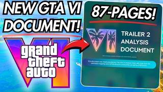 87 PAGE GTA VI Document! – Details You MISSED!