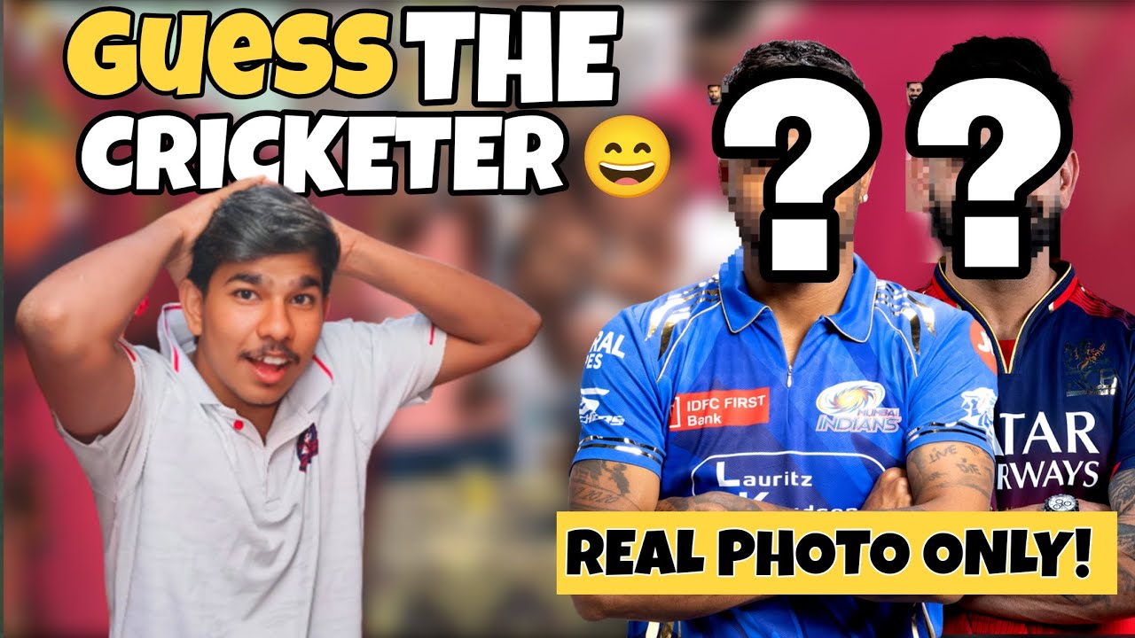 Guess the Cricketer by Photo 🏏 | Sachin, Dhoni, Rohit | Winner Gets Thums Up 😱