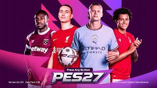 PES 2021 & Football Life  Graphic Menu Premier League