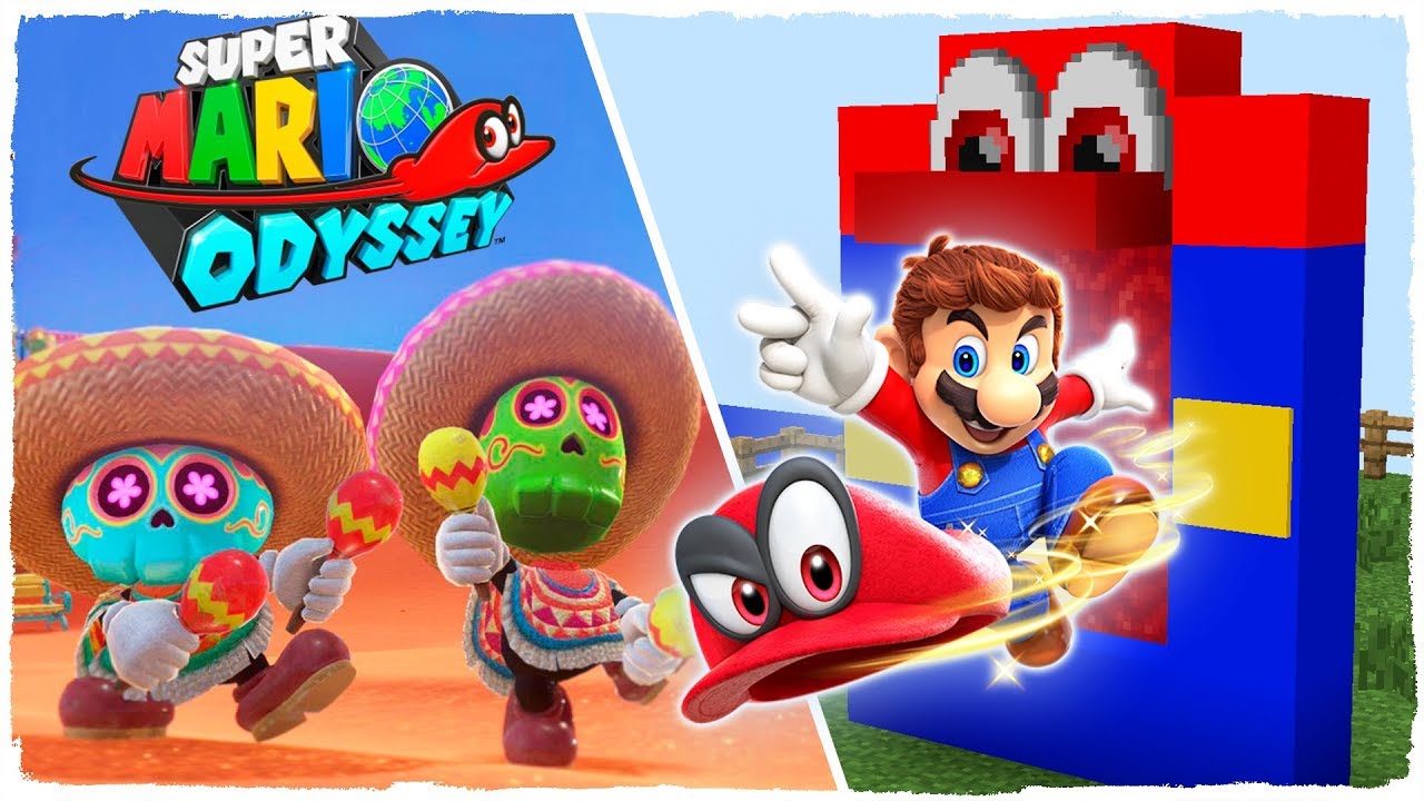 🤘 COMO HACER UN PORTAL A LA DIMENSIÓN DE MARIO ODYSSEY MINECRAFT