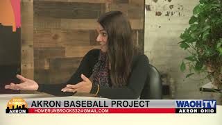 Donny Brooks from the Akron Baseball Project on Good Morning Akron.