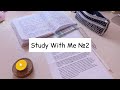 Study With Me №2 | Будни Школьницы | Учись Со Мной | Мотивация На Учёбу | + Chill Aesthetic Music