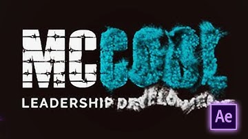 How to Make Particle Animation in After Effects | Particles Logo Reveal