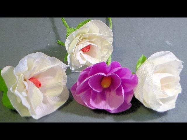  FREEBLOSS 25 Set DIY Crepe Paper Flowers Kit with Video  Tutorial Flower Template 8 Colors Crepe Paper for Flower Making with  Instruction Crepe Paper Roll for Beginners Paper Flower Kits for