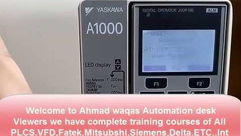 YASKAWA VFD  password making method A1000  PARMETERS LOCK,UNLOCK METHOD