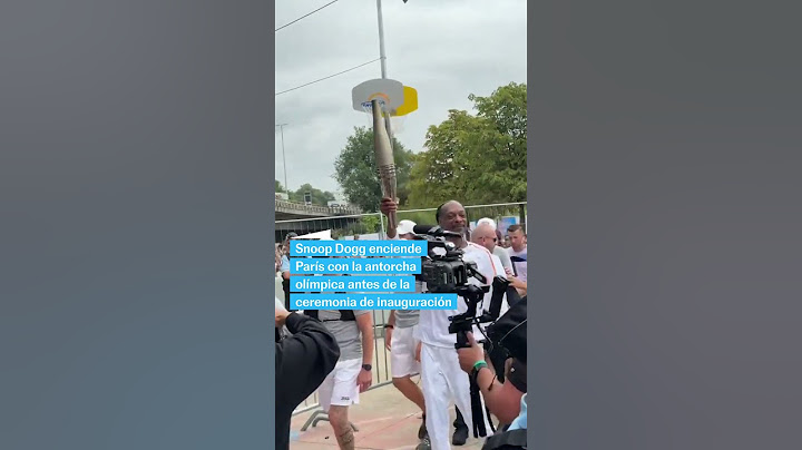Snoop Dogg enciende París con la antorcha olímpica antes de la ceremonia de inauguración #shorts