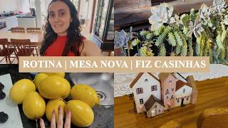 Rotina do lar e mesa nova ✨