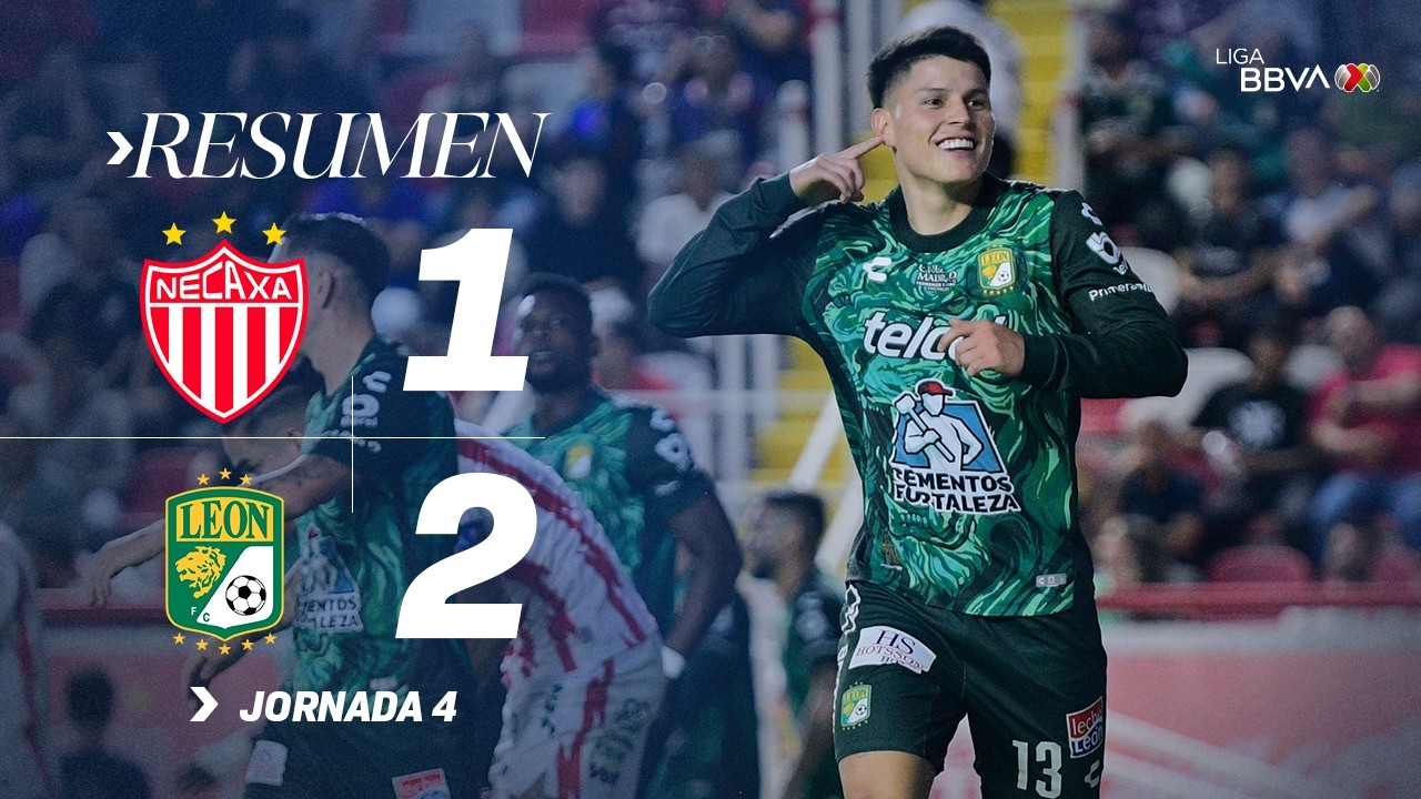 NECAXA 1-2 LEÓN J4 AP26 l La Fiera se lleva la victoria a domicilio ante los rayos del Necaxa