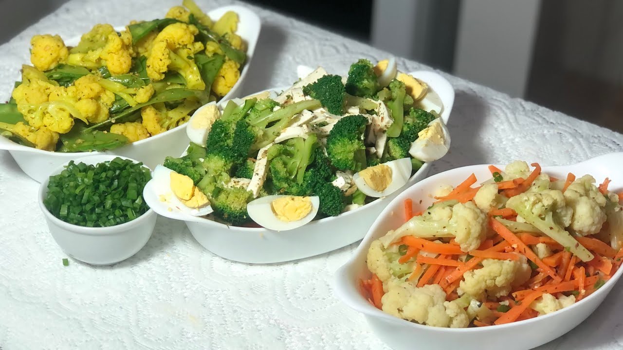 AULA 13- CURSO DE SALADAS/ BRÓCOLIS E COUVE FLOR