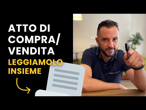 Video: Un mutuo è un atto?