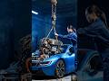 😱Abandoned BMW i8 Restoration  Full Hybrid Rebuild ASMR😍#asmr #automobile #shorts #car #yt #trending