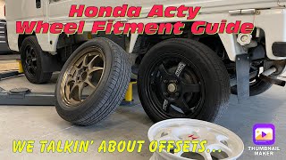 Honda Acty Wheel & Tire Size & Fitment Guide #Wheel #Tire #Acty #Fitment #Guide #Size #Volk #KEI