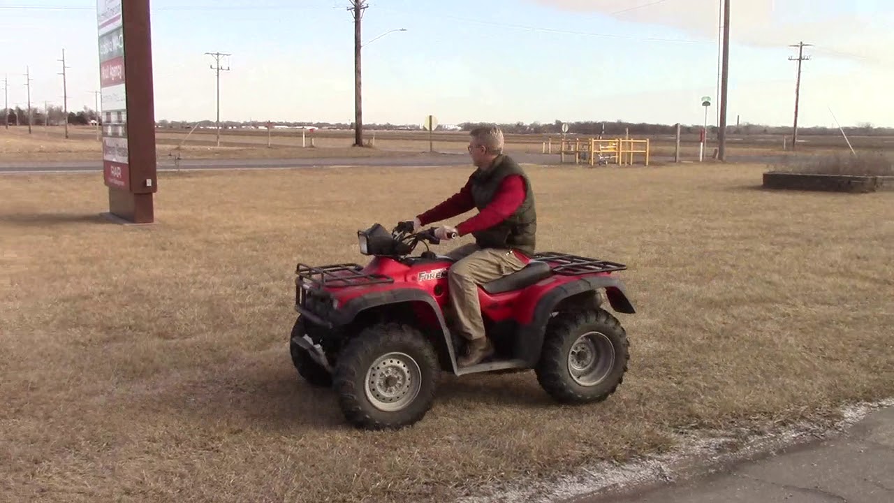 2001 Honda Foreman ES YouTube