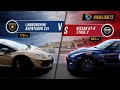 Lamborghini aventador SVJ vs Nissan GT-R st.2. Unlim 500+ Highlights.