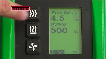 Leister Tutorial | VARIMAT V2 - Voltage setting