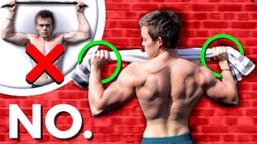 We tried to do pull ups WITHOUT a pull up bar (it works) | No pull up bar needed