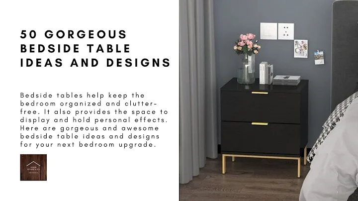 50 Gorgeous Bedside Table Ideas and Designs