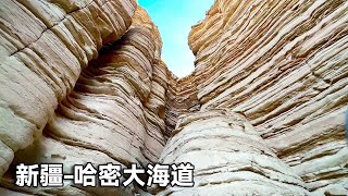 Xinjiang trip on the road! Explore the mysterious Hami Dahai Road no man's land  free travel touris