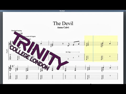 The Devil 2012 Syllabus Trinity Grade 7 Guitar