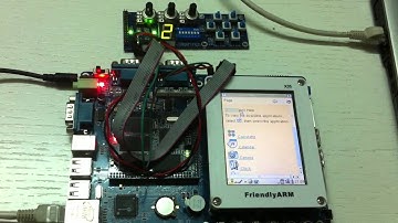 Micro2440: Control led 7seg from linux userspace via gpio sysfs interface