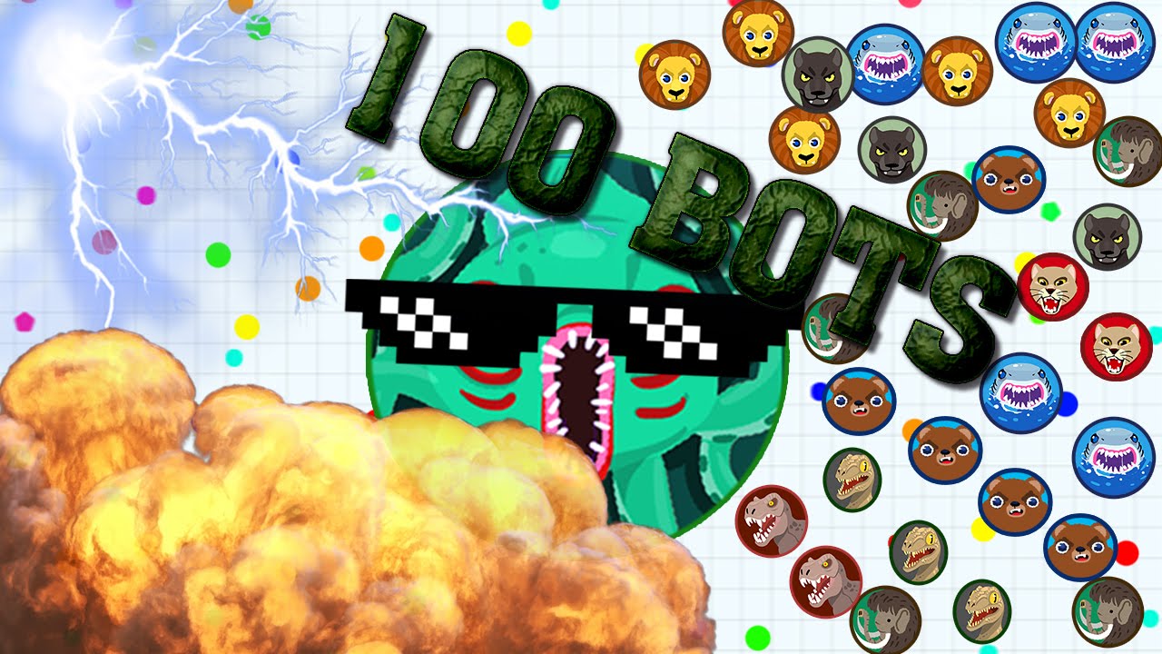 AGAR.IO | PLAYING WITH 300 BOTS // TUTORIAL