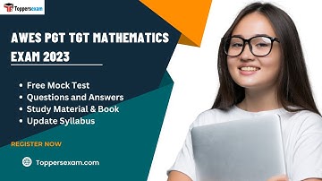 AWES PGT TGT MATHEMATICS Update Syllabus 2023, Exam Pattern, Solved Paper, Exam Date 2023