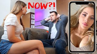 Inviting his Ex-Girlfriend Over PRANK! HE FREAKED OUT!