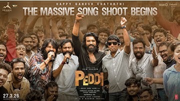 Peddi Song Shoot Update from Sets | Happy Ganesh Chaturthi | Ram Charan | Buchi Babu | AR Rahman