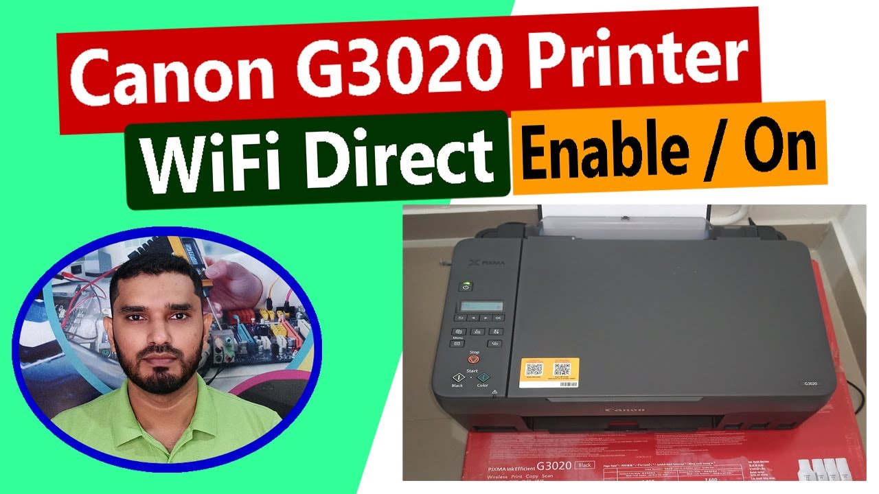 Canon PIXMA G3020 Printer WiFi Direct Enable / On II മലയാളം YouTube