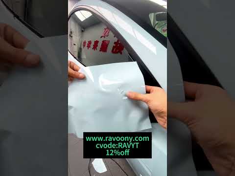 Baby Blue Automotive Wrap