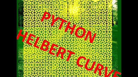 Hilbert Curve With python