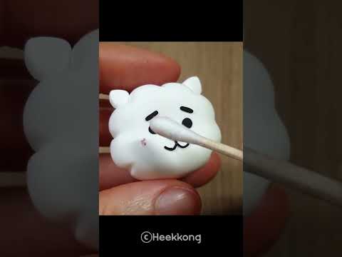 #shorts DIY Miniature BTS × BT21 Diorama with clay ♥ RJ