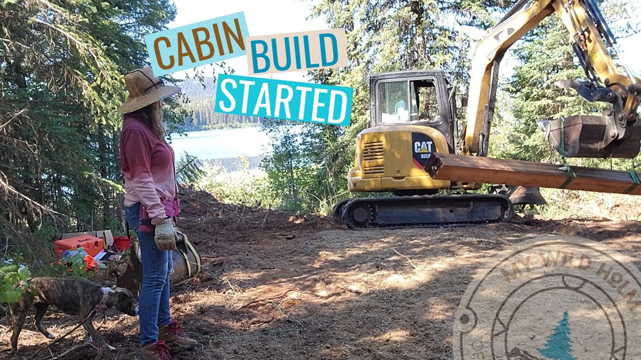 Dream Come True! We Build a Tiny Cabin Off Grid | MY WILD HOLM - S1 E19 ...