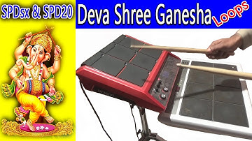 Deva shree ganesha | देवा श्री गणेशा | 9862185047 | SPDsx indian songs loops | SPD20 With SPDsx midi