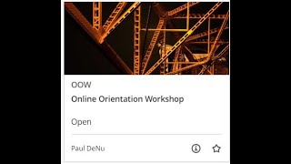 Online Orientation directions