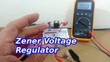 Zener Voltage Regulator with Pass Transistor