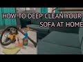 DIY DEEP SOFA CLEANING / HOW TO CLEAN YOUR SOFA & UPHOLSTERY | MAICA LAUSIN