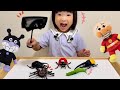 アンパンマンと虫を捕まえるぞ! なのキッズ アンパンマン バイキンマン だだんだん おもちゃ 遊び アニメ こども むし 虫 かぶとむし てんとうむし ヘラクレスオオカブト 昆虫 くも 芋虫 虫取り