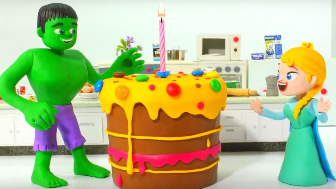 play doh hulk youtube