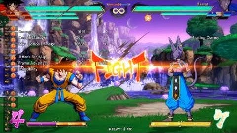 [DBFZ] Season 4 5 bar Beerus corner solo tod (236S loop) no spark (With Tohan and Baseku)