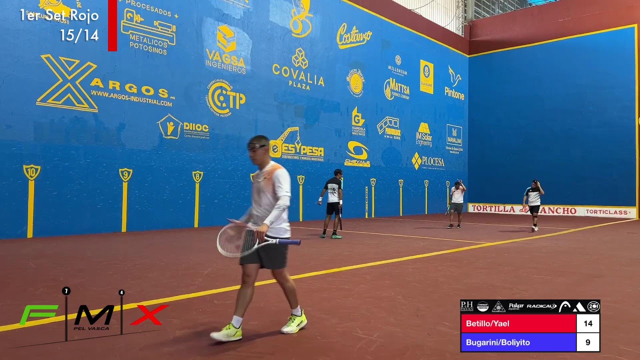 Abierto de Frontenis  Deportivo Potosino  Semifinal Betillo/Yael VS Bugarini/Boliyito