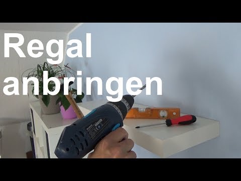 Video: Wie hängt man ein Regal einfach auf?